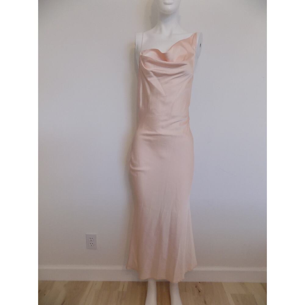 Beige Botany slip dress maxi dress size Medium NWT